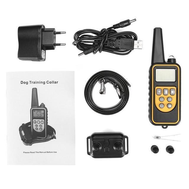 PROCANIS – Collar de entrenamiento para perros impermeable con control remoto y 3 modos