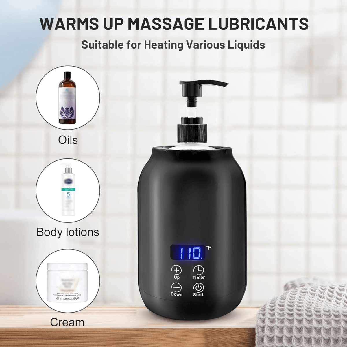 SPAWARM – Calentador eléctrico de aceite de masaje para uso profesional