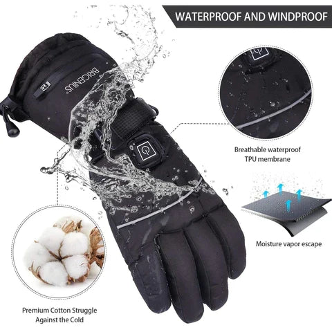 2 Pares de Guantes Calefaccionados