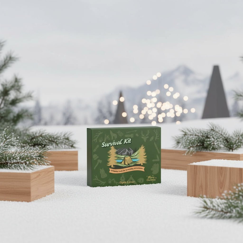 GEARCRAFT 2026 – Calendario de adviento de supervivencia de 24 días con herramientas esenciales para actividades al aire libre