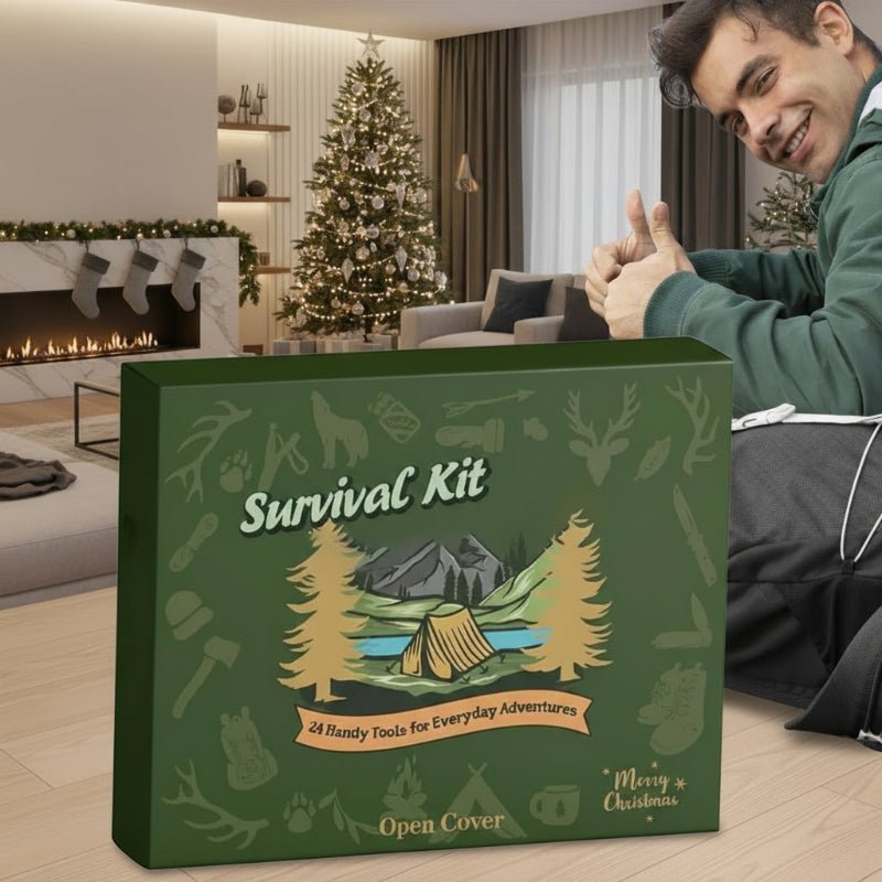GEARCRAFT 2026 – Calendario de adviento de supervivencia de 24 días con herramientas esenciales para actividades al aire libre