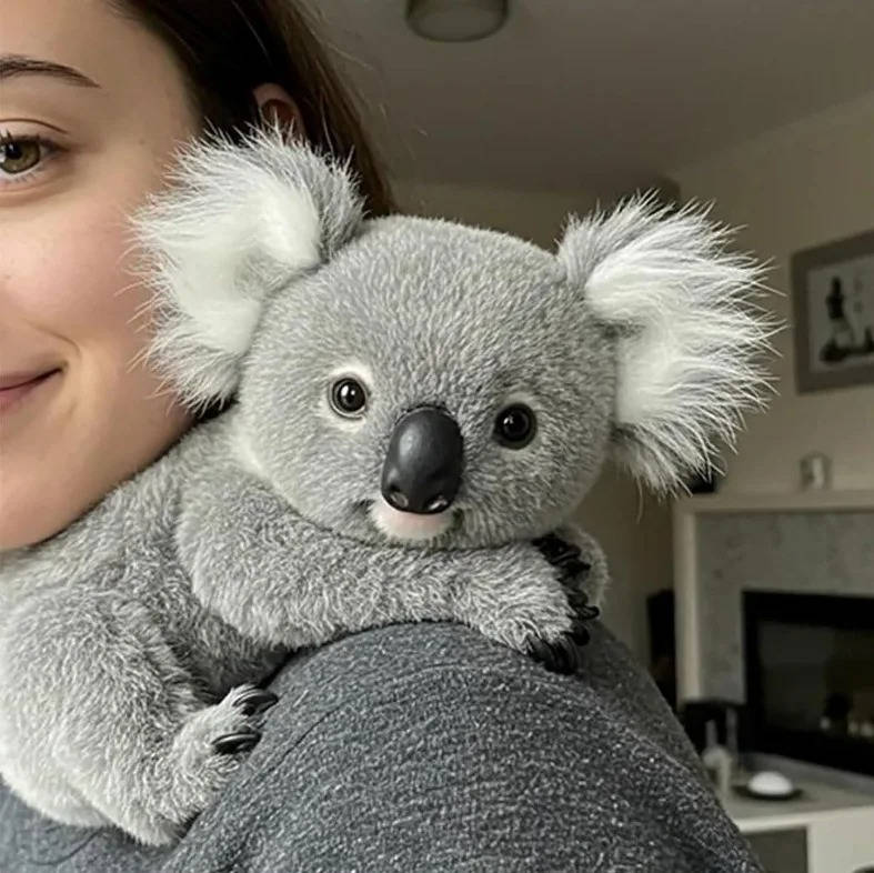 Juguete de peluche con peso Koala que alivia la ansiedad – juguete de peluche ultra suave y acogedor con diseño realista