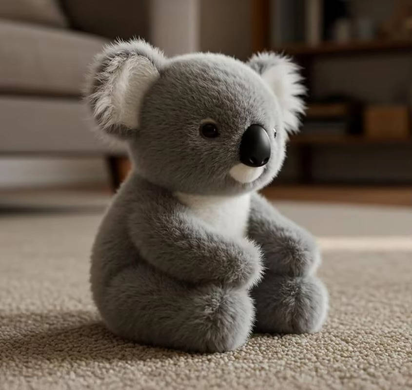 Juguete de peluche con peso Koala que alivia la ansiedad – juguete de peluche ultra suave y acogedor con diseño realista
