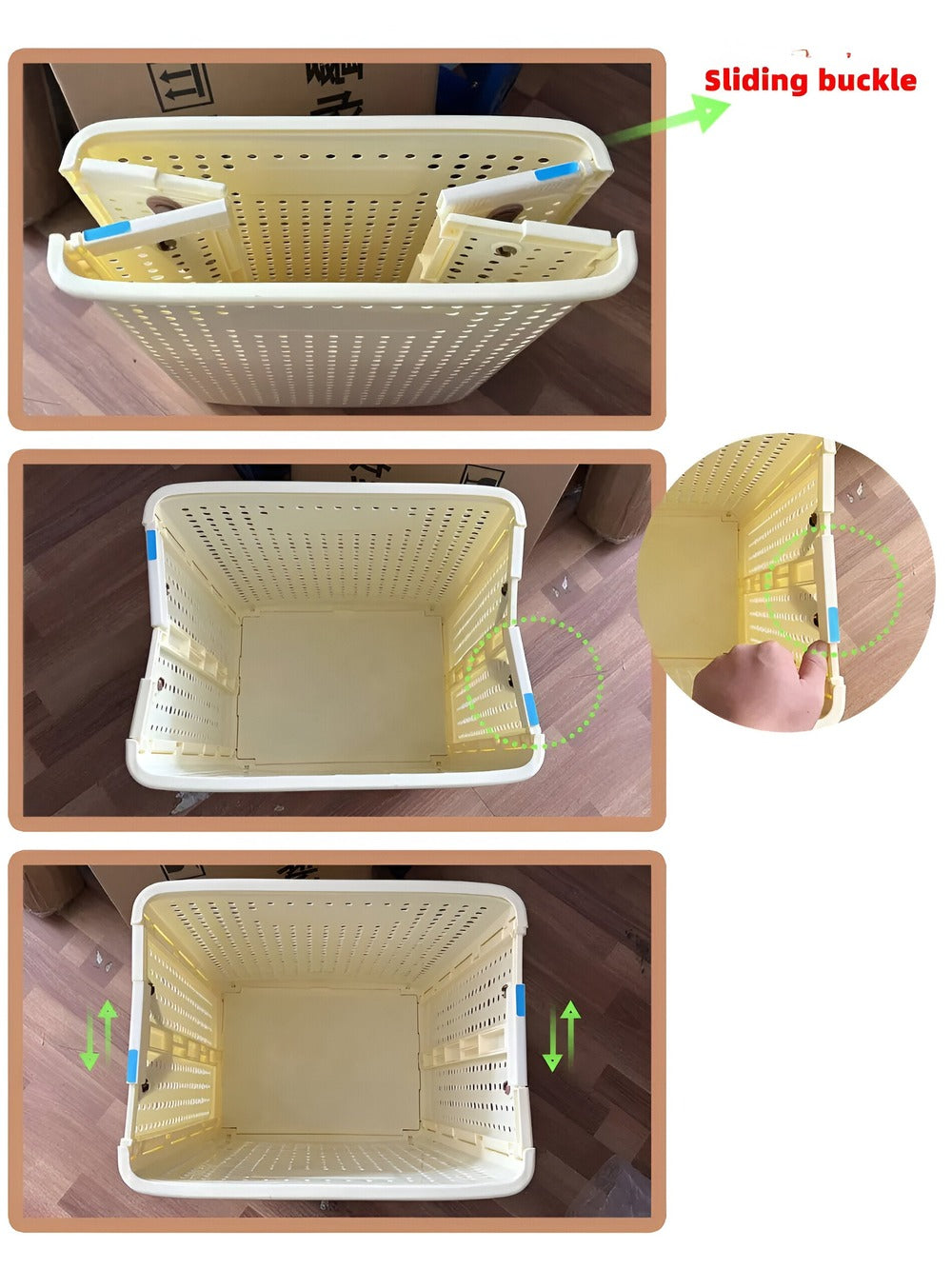 Kalsten | Cesta de Ropa Plegable RollEase – Con Ruedas, Compacta y Duradera para un Transporte Fácil