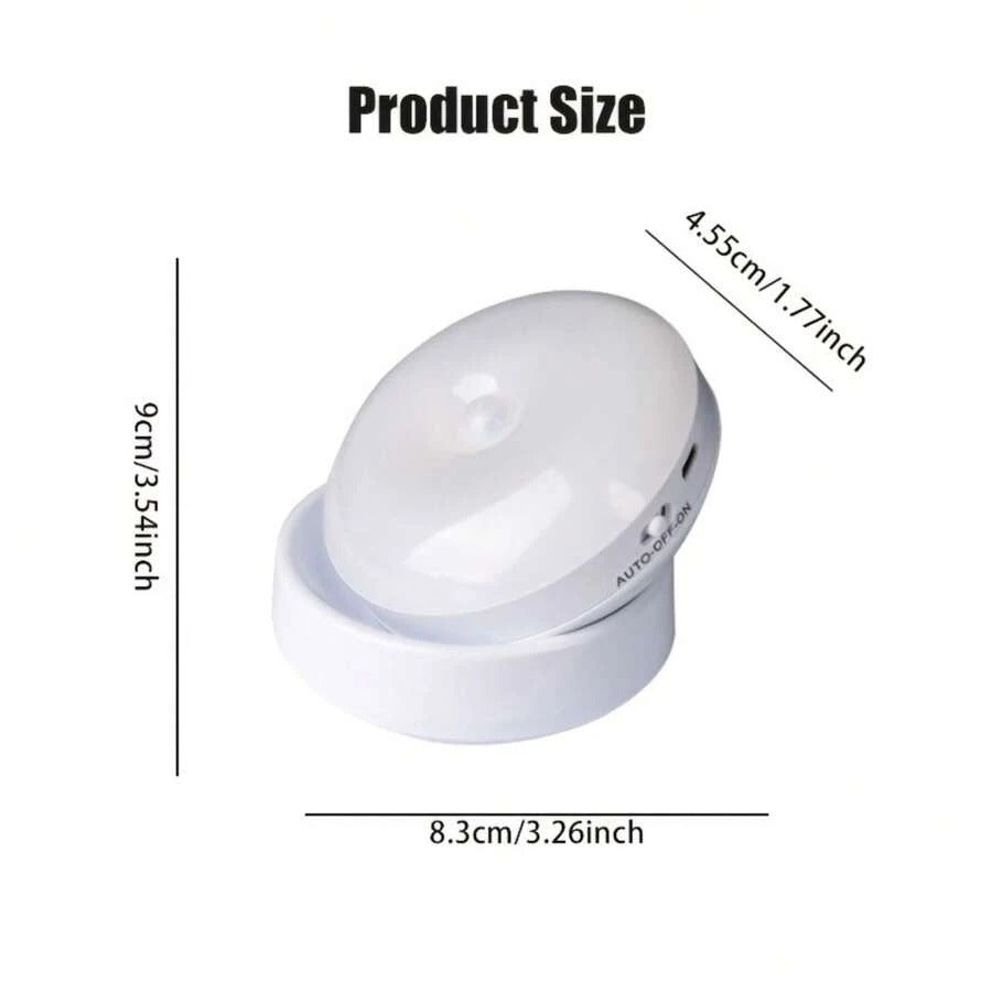 Oralee - Luz de Pared LED con Sensor de Movimiento Rotatable 360°