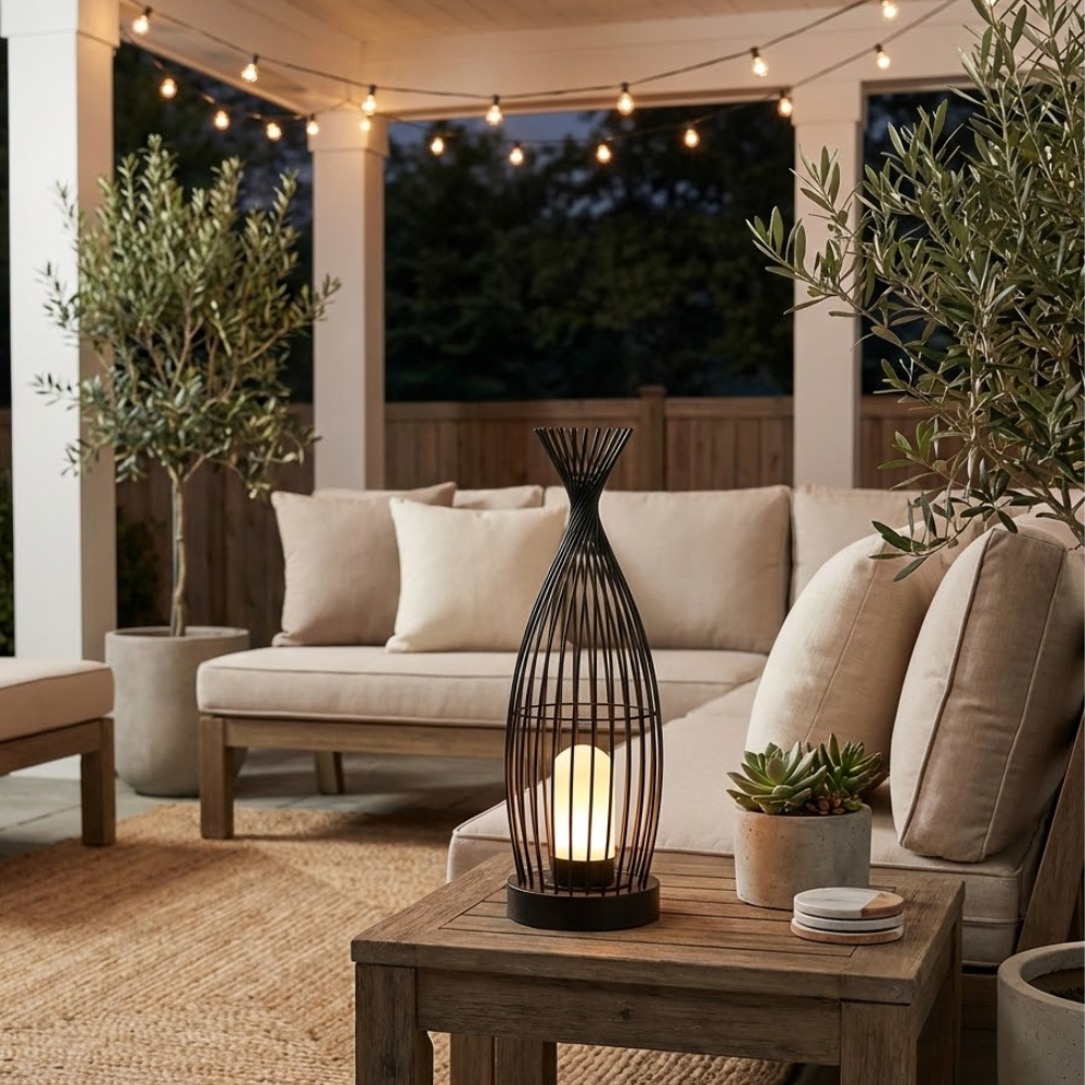 Lámpara LED Exterior Moderna a Prueba de Agua para Patio y Jardín