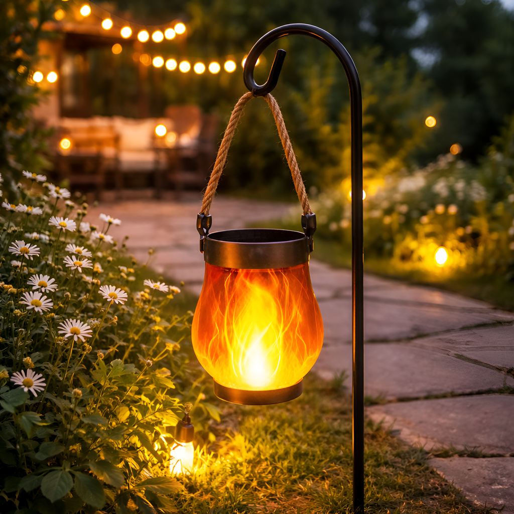 Helion - Farol Solar Llama Danza Exterior