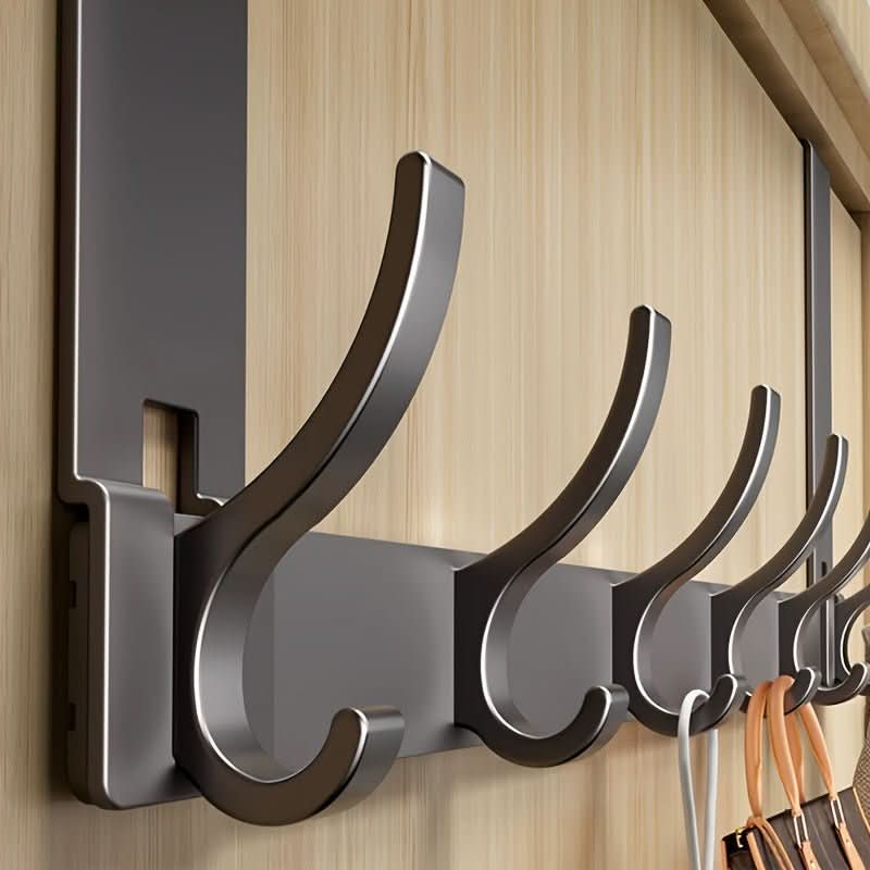 Gancho Sobre la Puerta – Gancho de Puerta Ahorra Espacio de Aluminio para Almacenamiento Elegante
