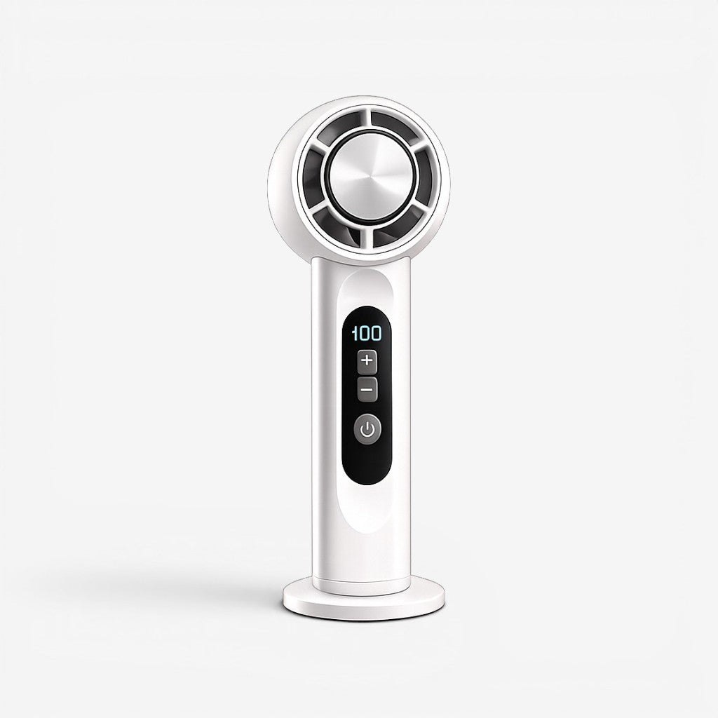 Ventilador Portátil de Mano con Control de Botón Recargable por USB