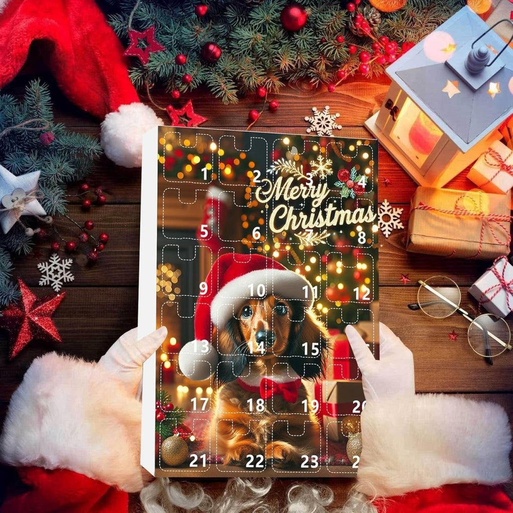 WUFFJOY – Calendario de Adviento de 24 días con temática de teckels para amantes de los animales