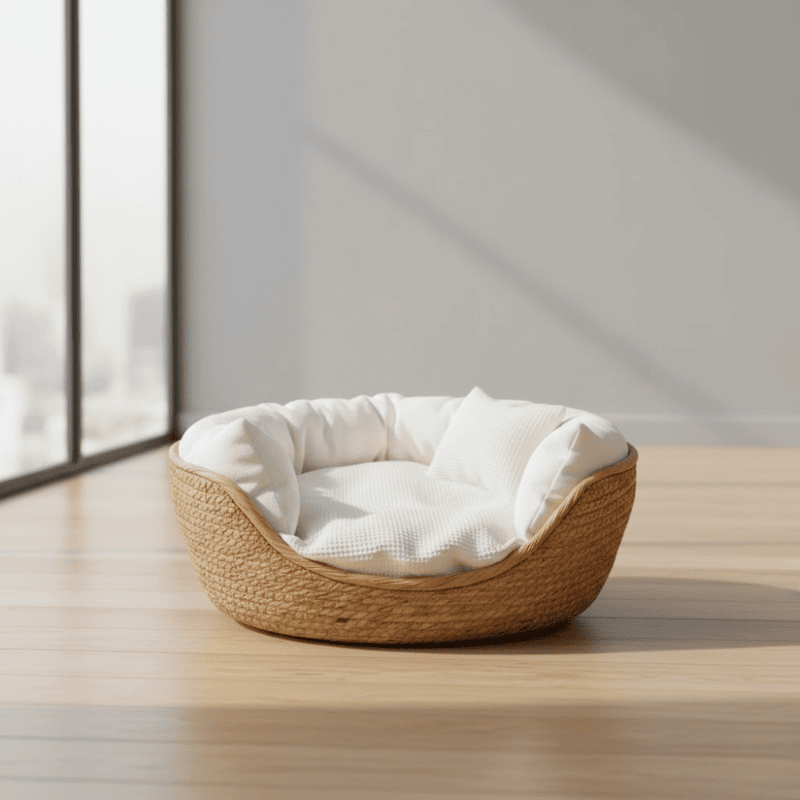 Sofá para gatos ecológico con diseño de algodón transpirable