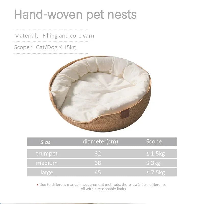 Sofá para gatos ecológico con diseño de algodón transpirable