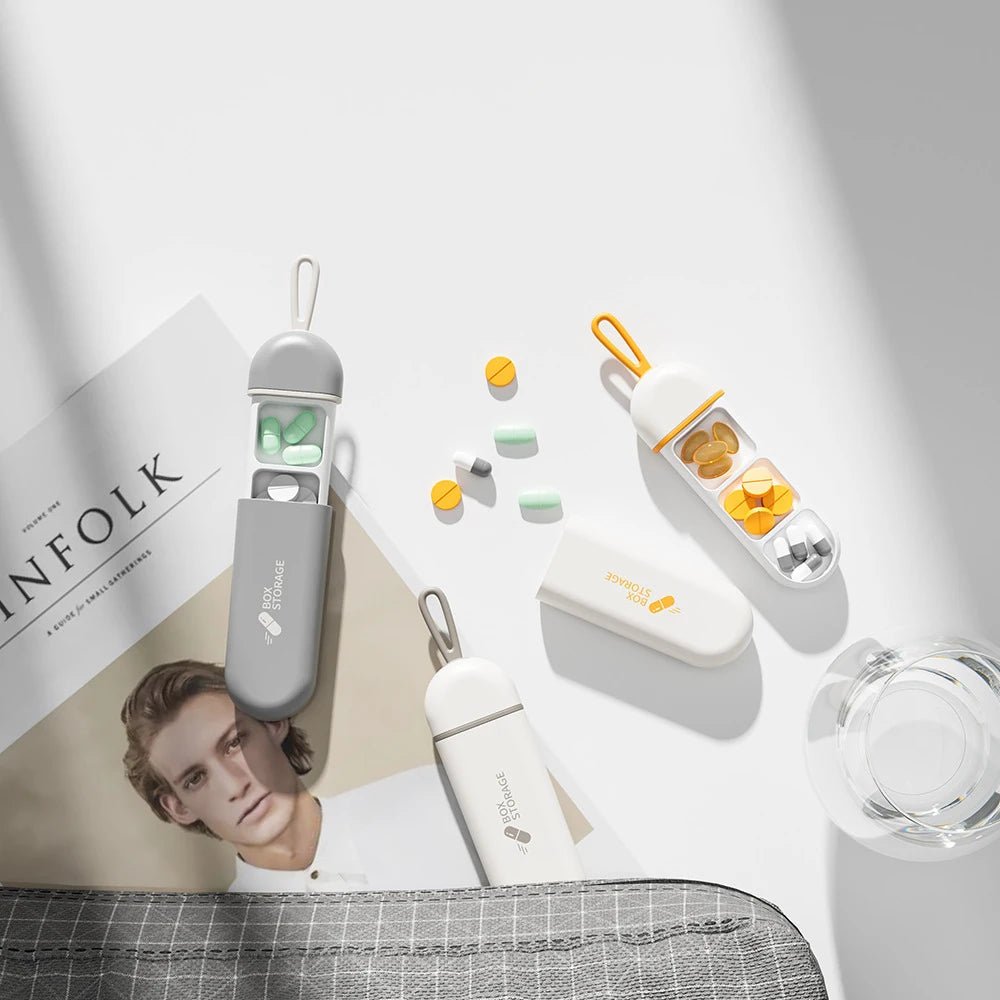 MEDIPORT – Estuche de viaje para pastillas de tamaño compacto