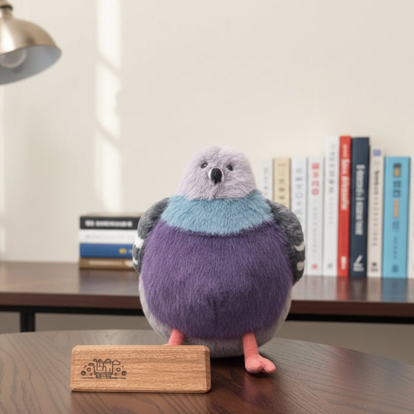 KISSPIGEON – Juguete de peluche de paloma suave para abrazar y sentirse bien
