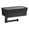 Luxor - 2 en 1 Soporte Adhesivo para Papel Higiénico con Caja de Almacenamiento