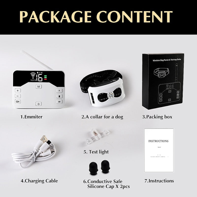 PawPal Collar Inalámbrico para Perros - Libertad y Seguridad para Tu Perro