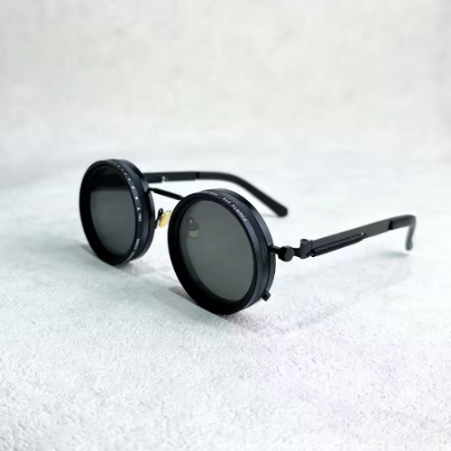 ShadowSunglasses | Gafas de sol con lentes negros, estilo UV-protección, moda