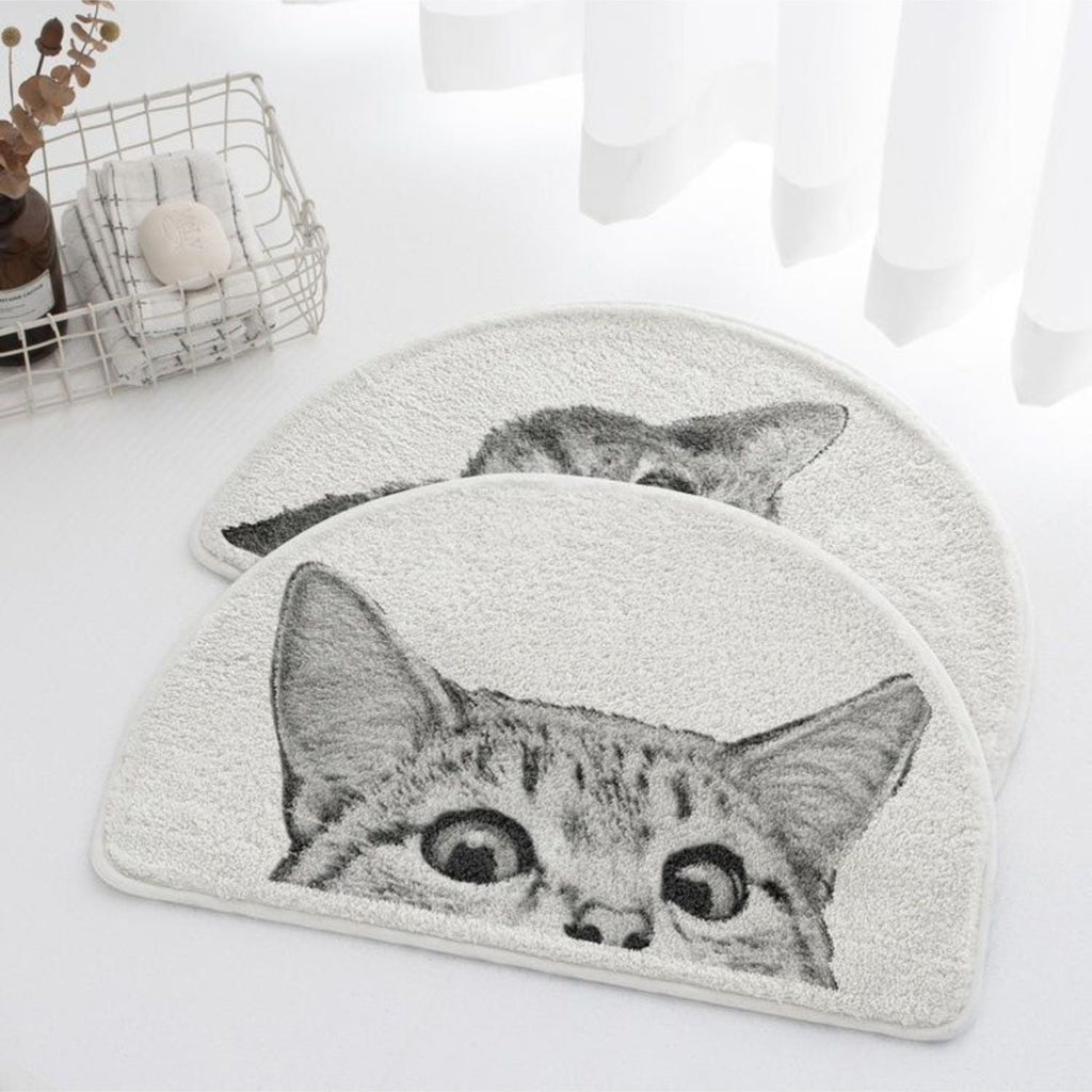 Alfombra de Baño Gatito Espiando