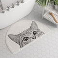 Alfombra de Baño Gatito Espiando