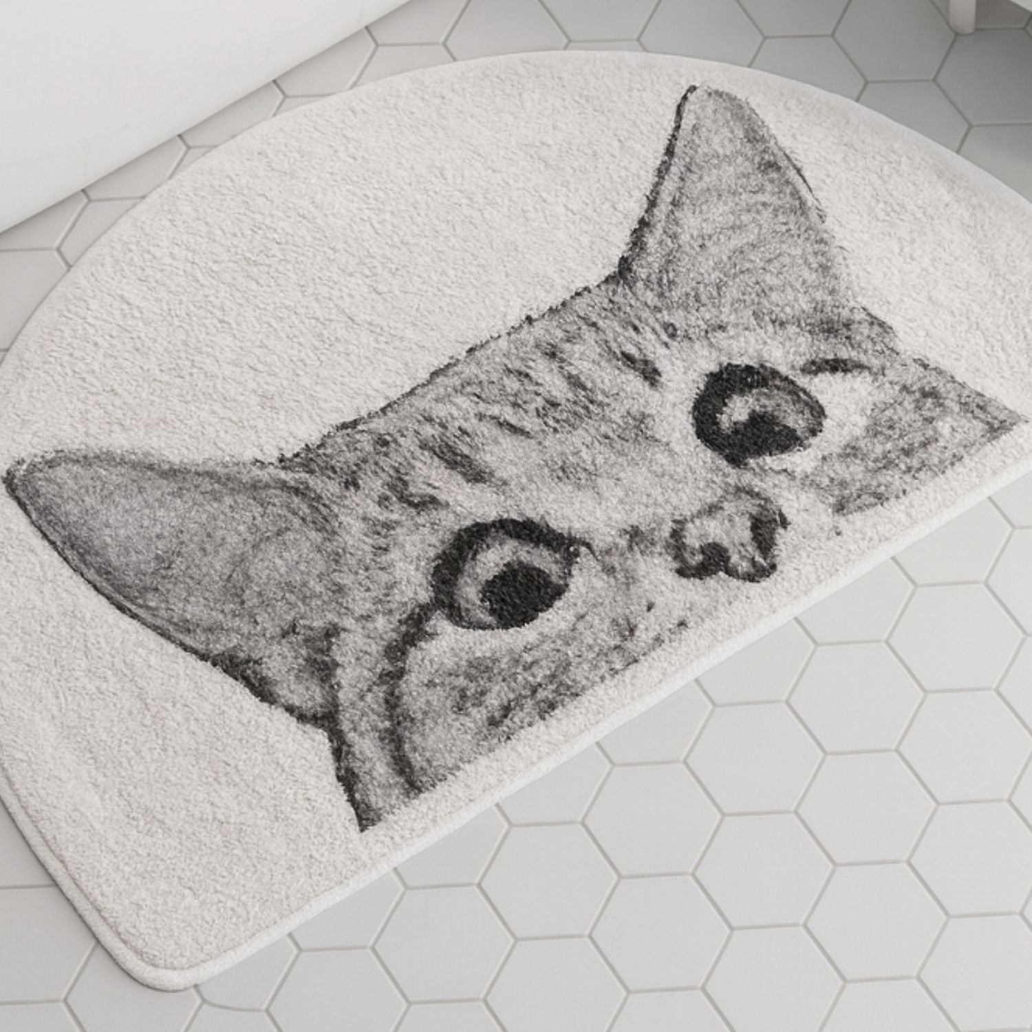 Alfombra de Baño Gatito Espiando