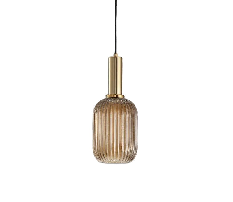 Lámpara Colgante Diseño de Vidrio Retro Estilo Vintage