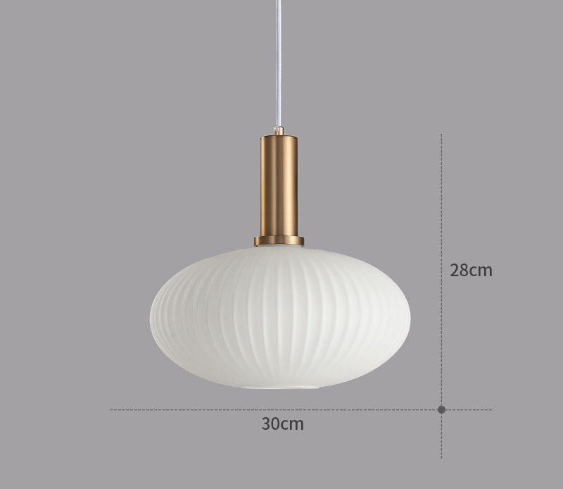 Lámpara Colgante Diseño de Vidrio Retro Estilo Vintage
