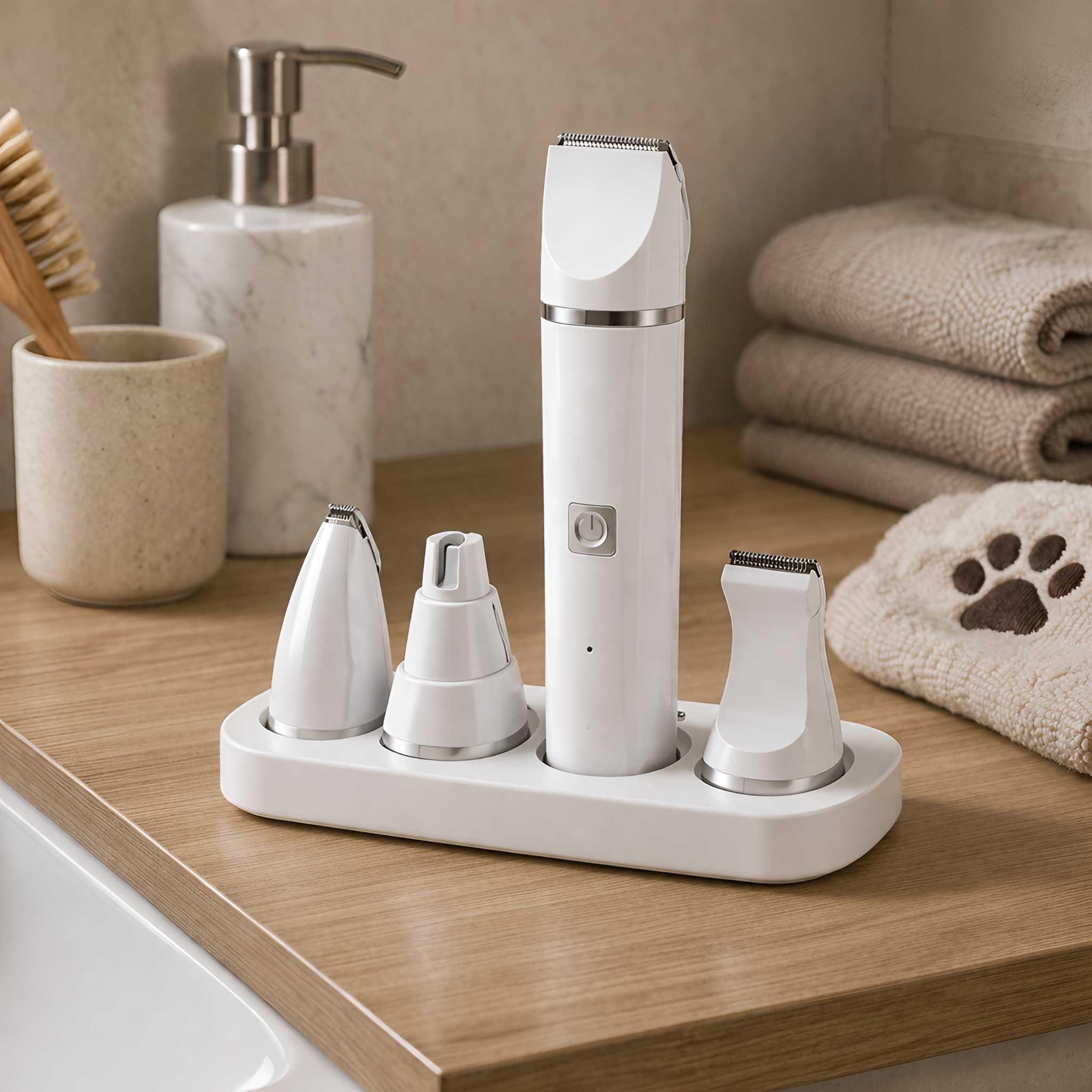 Elias - Kit Eléctrico de Peluquería para Mascotas 3 en 1