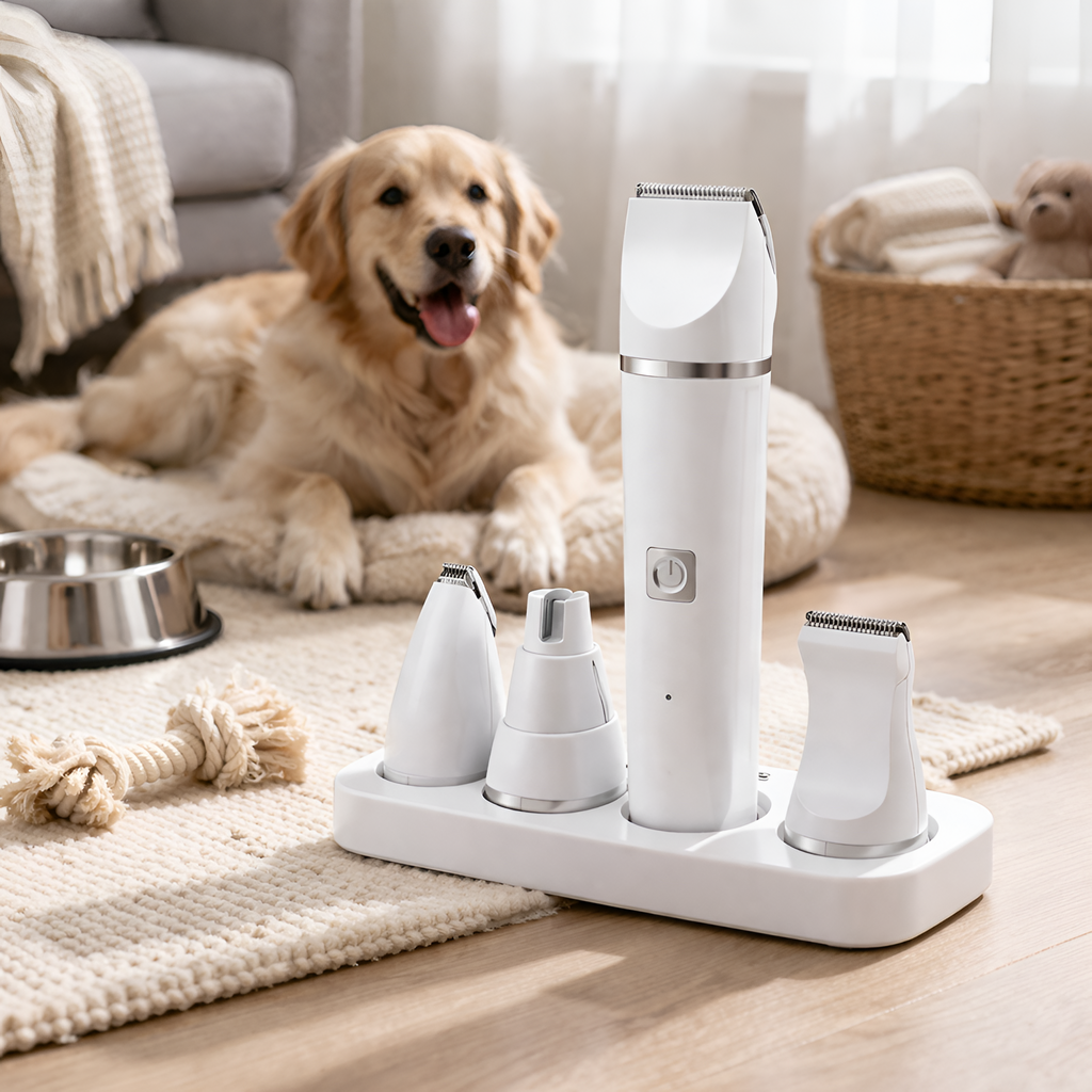 Elias - Kit Eléctrico de Peluquería para Mascotas 3 en 1