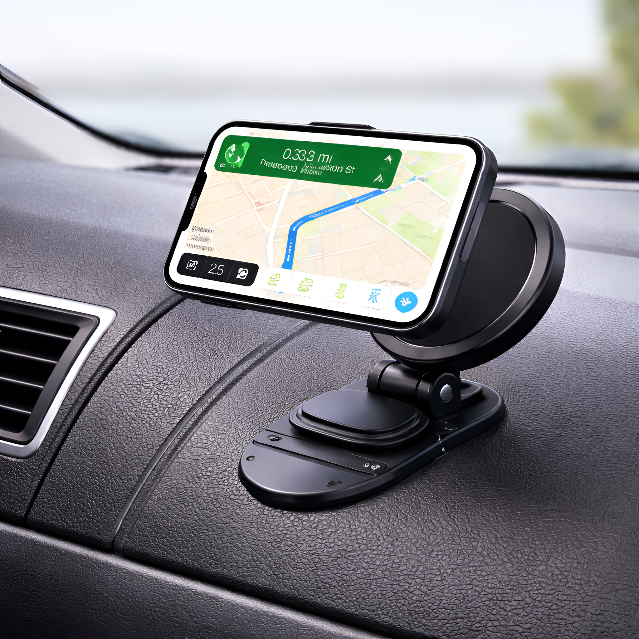 Elías - Soporte Magnético para Teléfono de Coche Universal Plegable