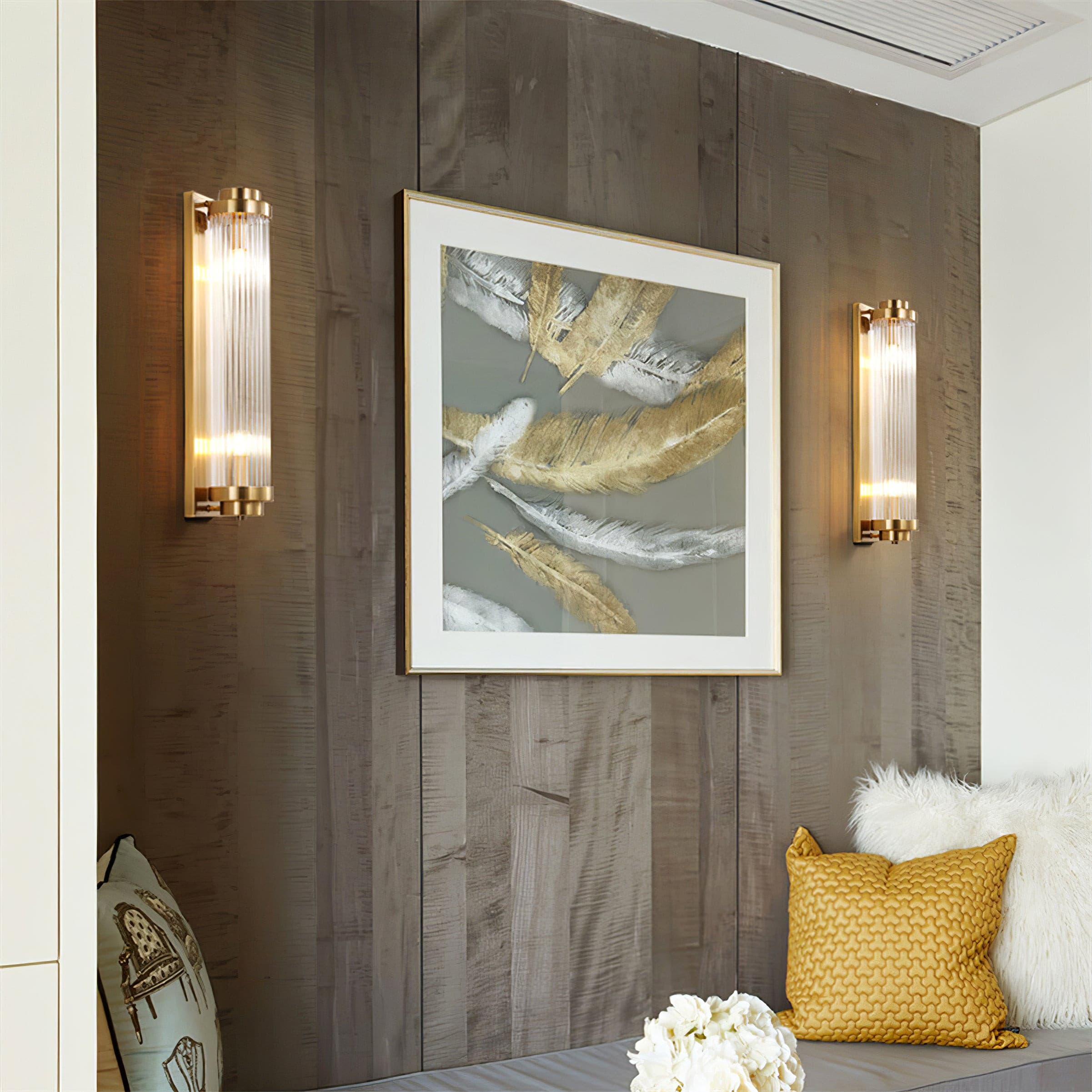 Retro | Lámpara de pared LED de vidrio estilo vintage