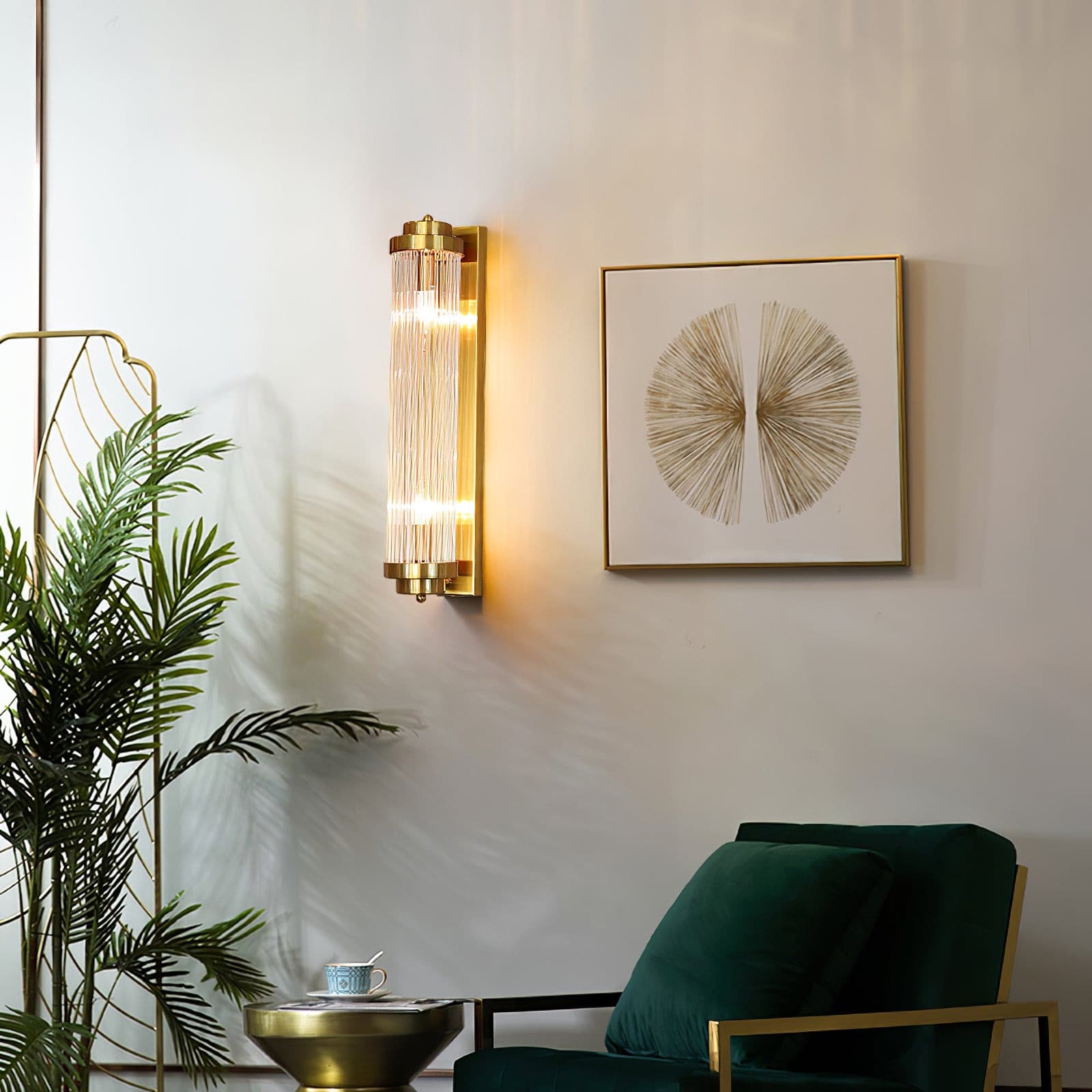 Retro | Lámpara de pared LED de vidrio estilo vintage