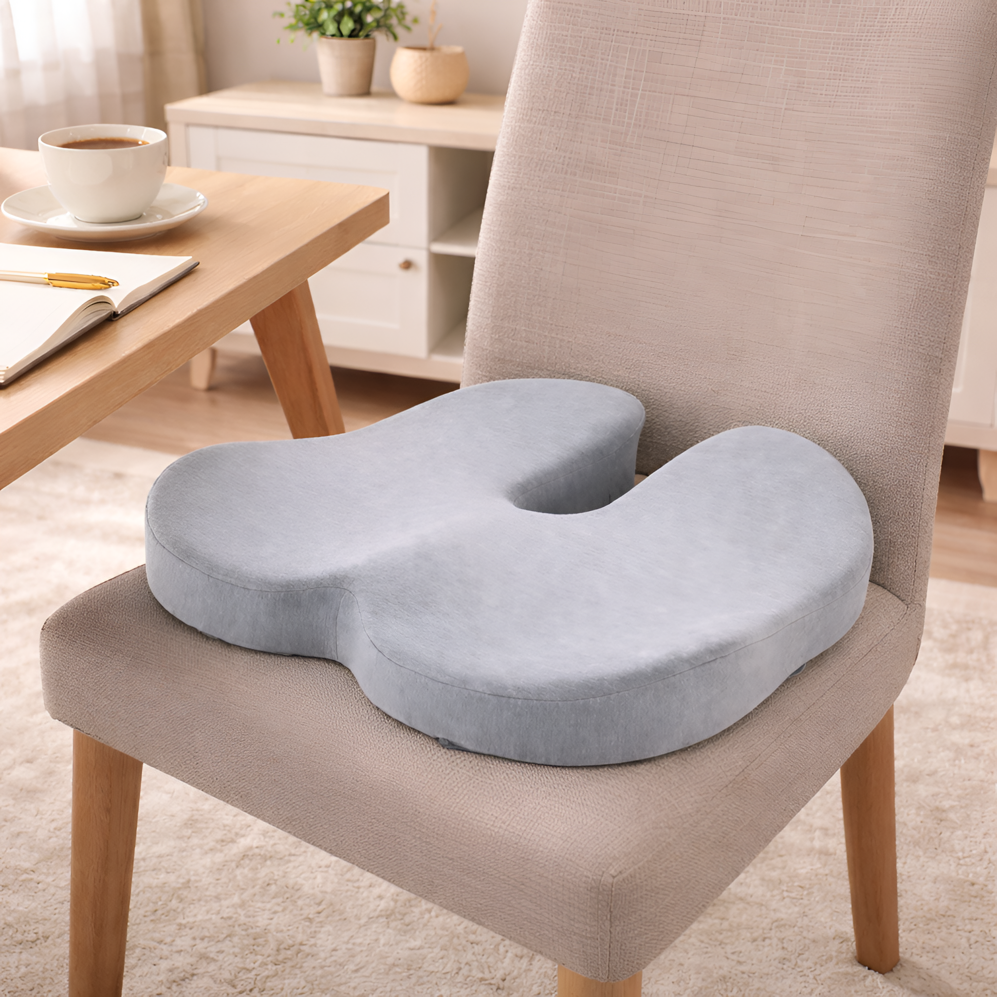 Charlie - Cojín Ortopédico Asiento Ergonómico de Espuma con Memoria