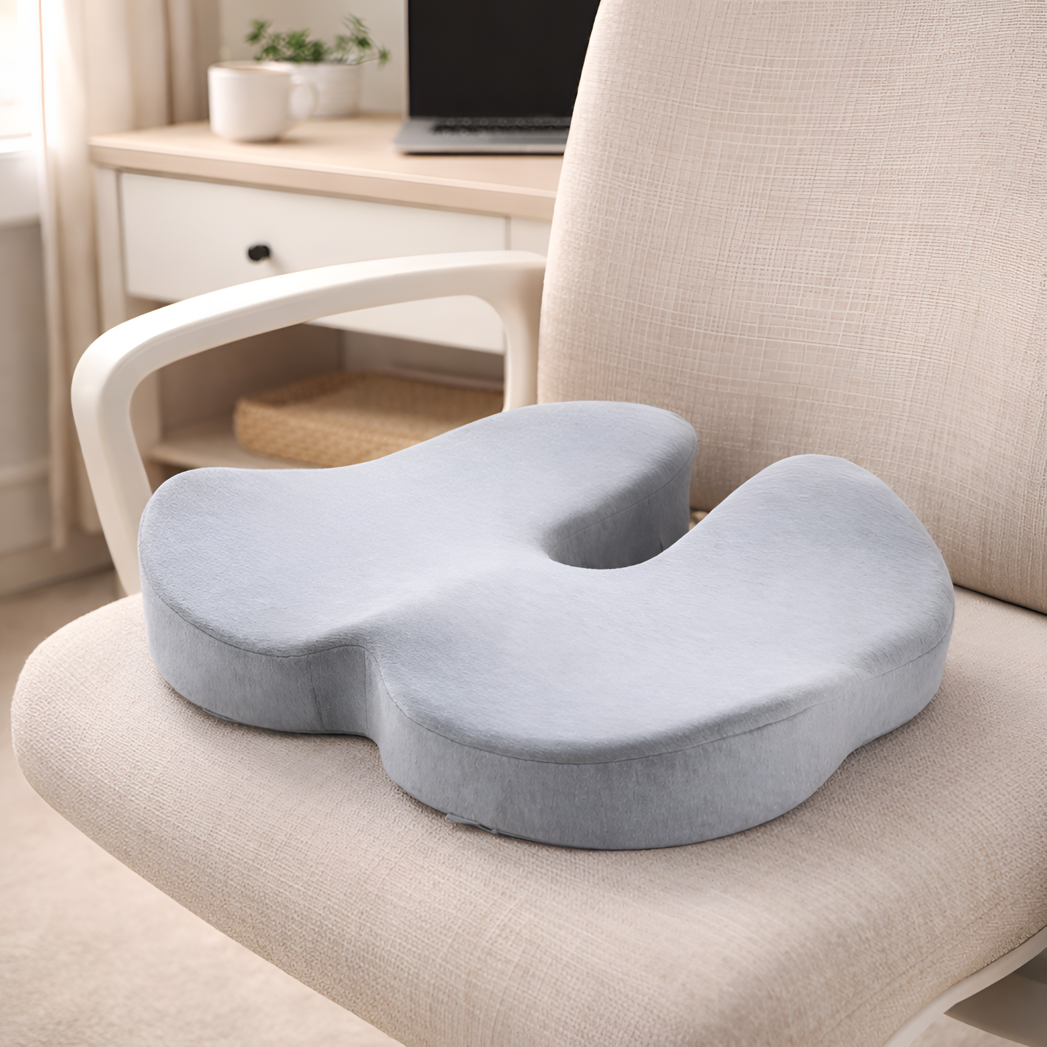 Charlie - Cojín Ortopédico Asiento Ergonómico de Espuma con Memoria