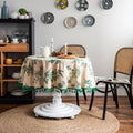 Lisslune | Mantel Redondo con Estampado de Piña