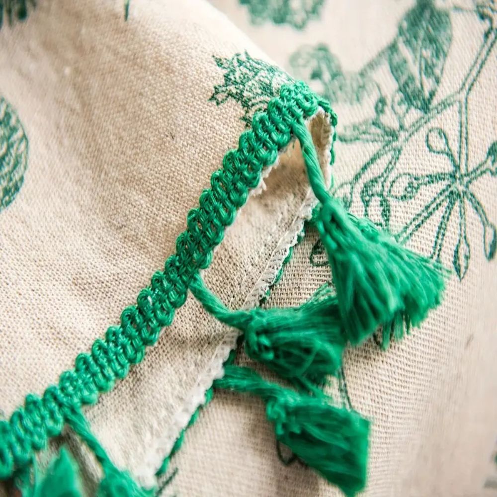 Lisslune | Mantel Redondo con Estampado de Piña