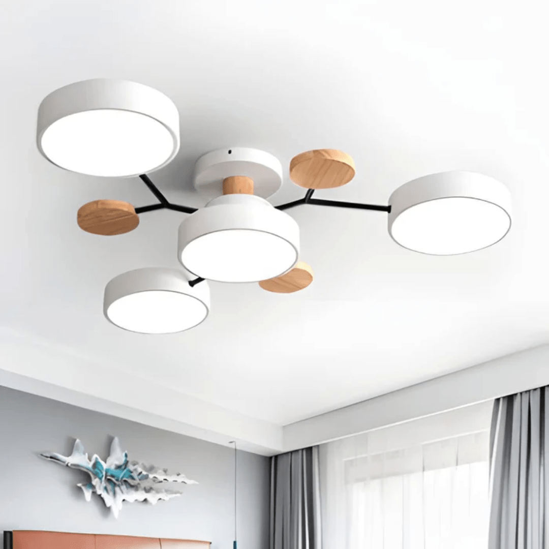 CEILUX – Lámpara de techo LED redonda moderna con diseño minimalista elegante