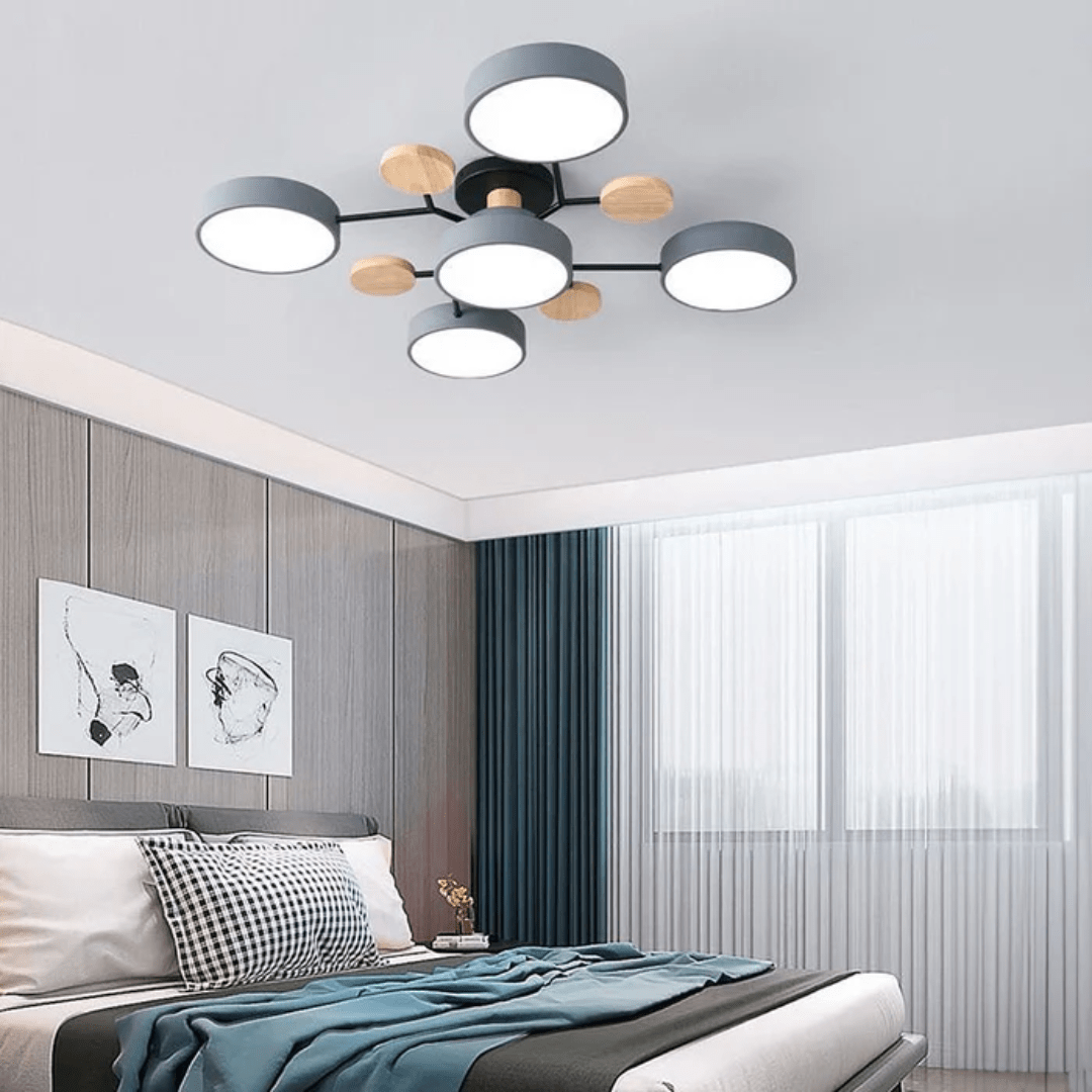 CEILUX – Lámpara de techo LED redonda moderna con diseño minimalista elegante