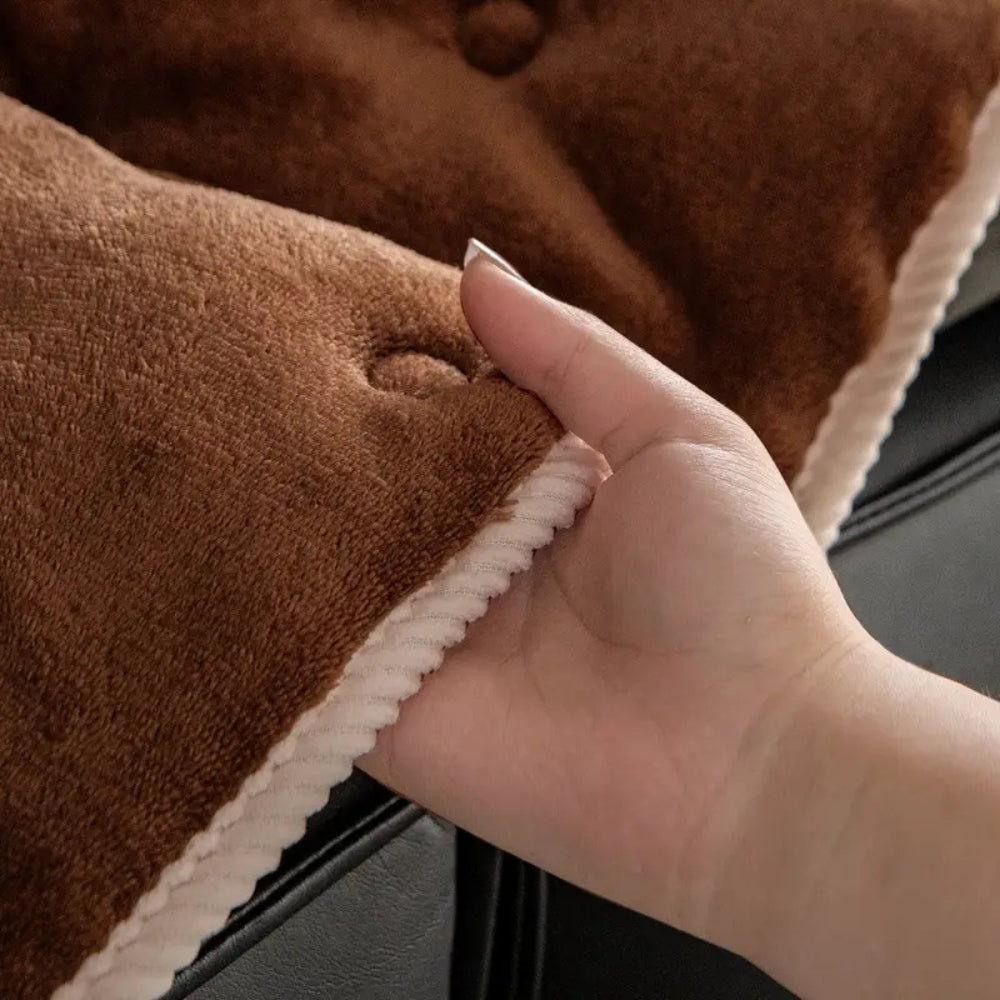 Funda de Sofá con Botones de Terciopelo