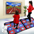 Alfombra de baile doble con control remoto y construcción antideslizante para computadora y televisor – alfombra de fitness interactiva RhythmFlex