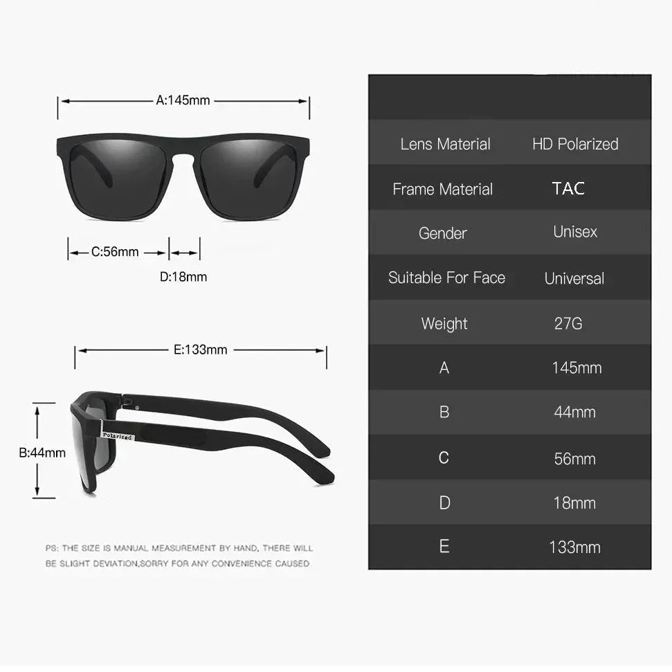 POLARVISTA – Lunettes de soleil polarisées UV400 pour une vision claire lors des activités de plein air
