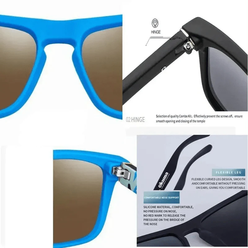 POLARVISTA – Lunettes de soleil polarisées UV400 pour une vision claire lors des activités de plein air