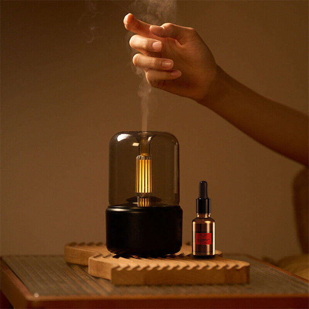 Difusor de Aroma Difusor de Niebla Portátil Humidificador de Aceite Esencial