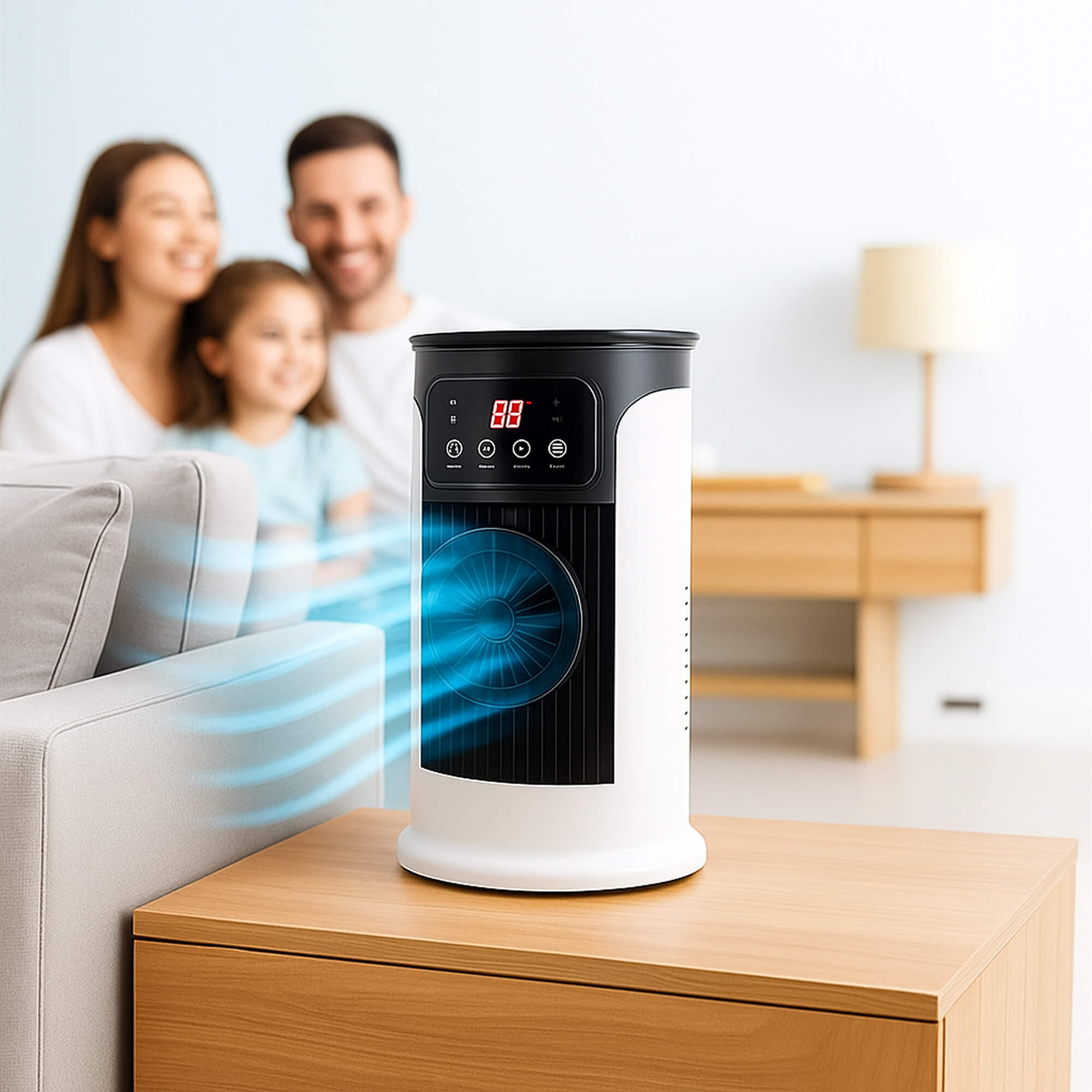 Aire Acondicionado Portátil | Sin Ventanas, Eficiente en Energía y Ideal para Uso en Casa y Dormitorios | Kalsten