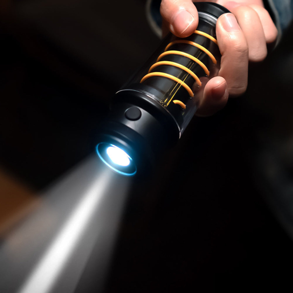 Linterna Portátil Recargable para Exteriores - Luz Cálida Ajustable para Espacios al Aire Libre