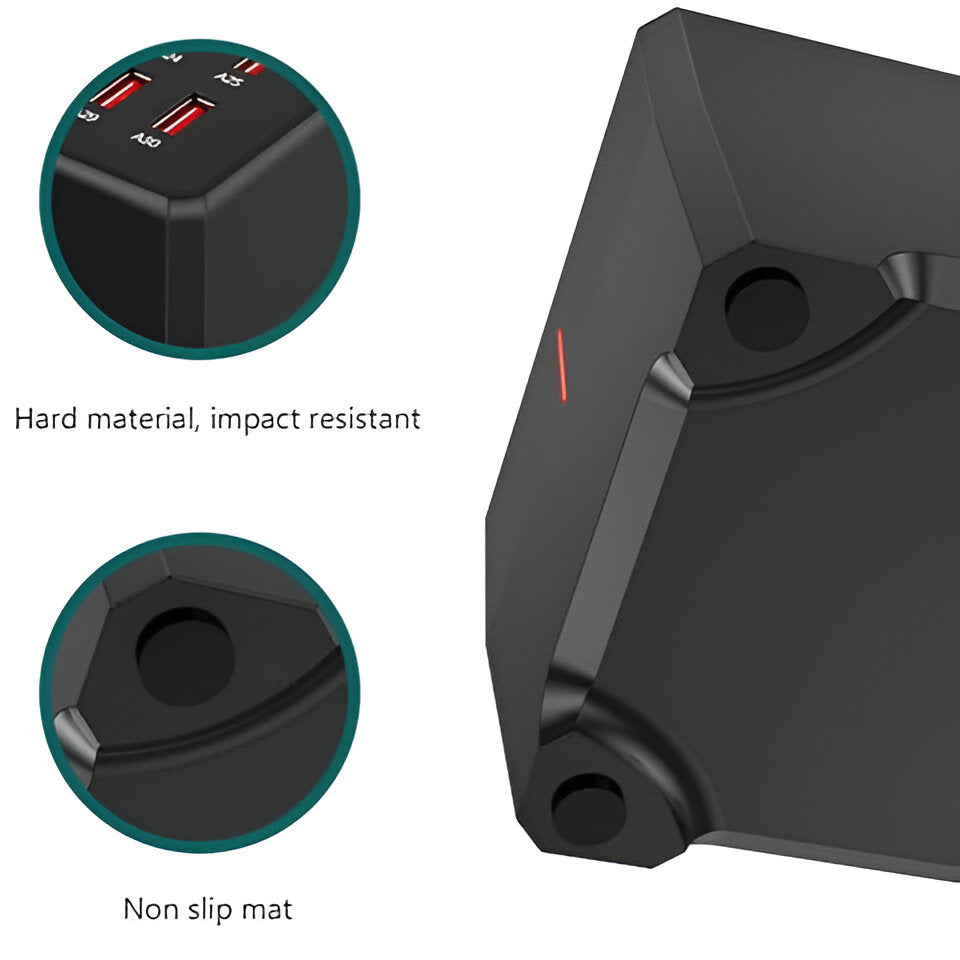 BowLift | PowerPort Pro – Estación de Carga Universal Multi-USB con 30 Puertos (Salida de 150W)