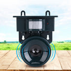 Lisslune | TerraGuard – Repelente Solar de Aves a Prueba de Climas con Sensor de Movimiento PIR y Sonido Natural de Disuasión