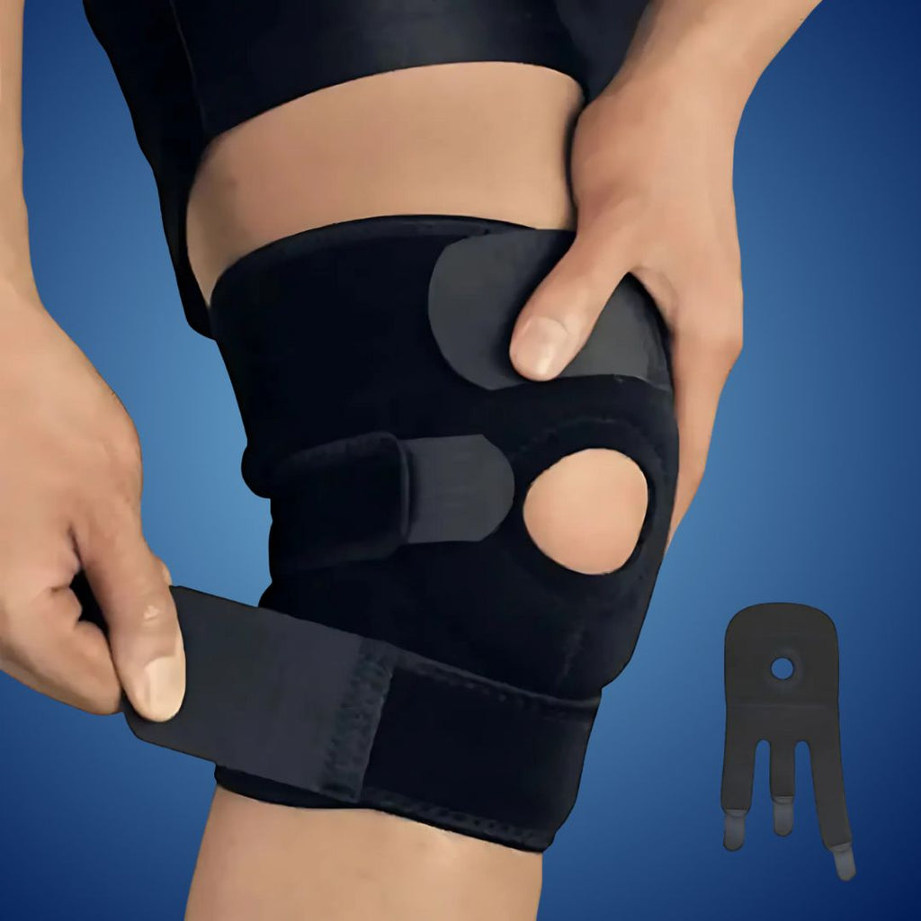 Soporte de Rodilla ProFlex con Compresión Ajustable | para Alivio del Dolor - Recuperación de Lesiones - Artritis y Estabilidad Deportiva Kalsten