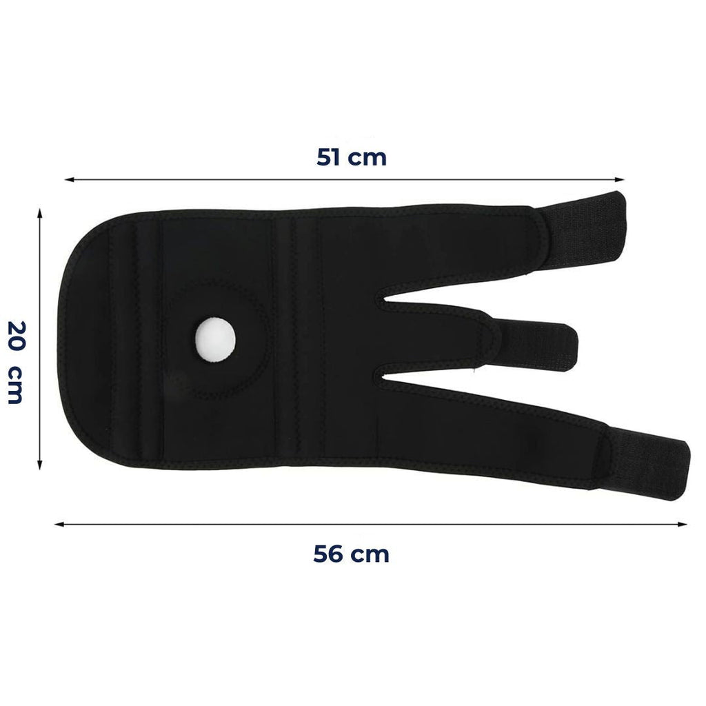 Soporte de Rodilla ProFlex con Compresión Ajustable | para Alivio del Dolor - Recuperación de Lesiones - Artritis y Estabilidad Deportiva Kalsten