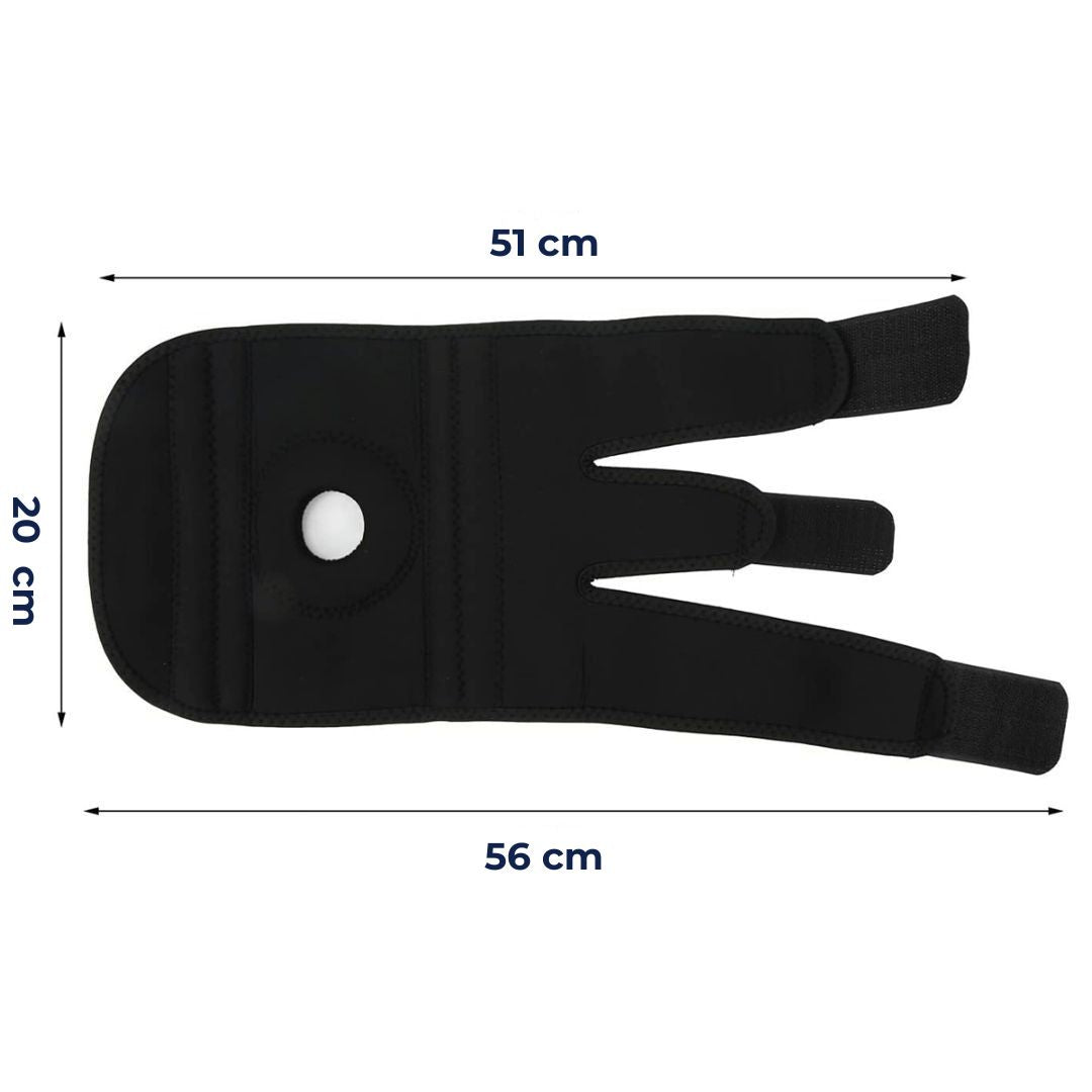 Soporte de Rodilla ProFlex con Compresión Ajustable | para Alivio del Dolor - Recuperación de Lesiones - Artritis y Estabilidad Deportiva Kalsten
