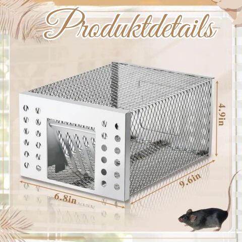 SafeCatch™ – Trampa viva amigable con los animales para control seguro y humano de roedores en interiores y exteriores | 50% DESCUENTO
